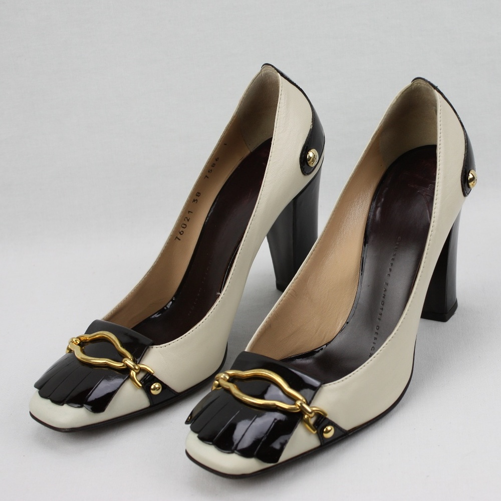 Giuseppe Zanotti High Heel Fringe Pump 8 - Picture 6 of 8